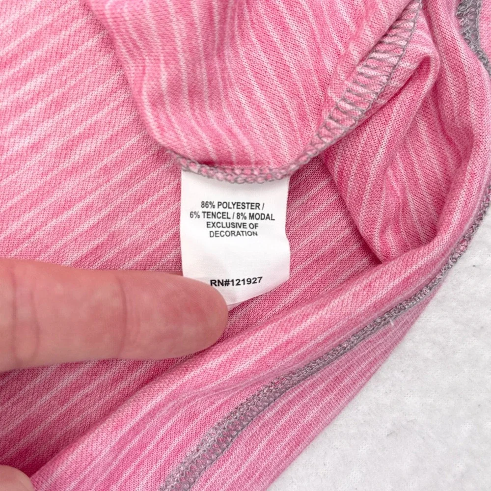 Johnnie O Jameson 1/4 Zip Pullover Sweater Men Size Large Pink 1/4 Zip Knit Golf